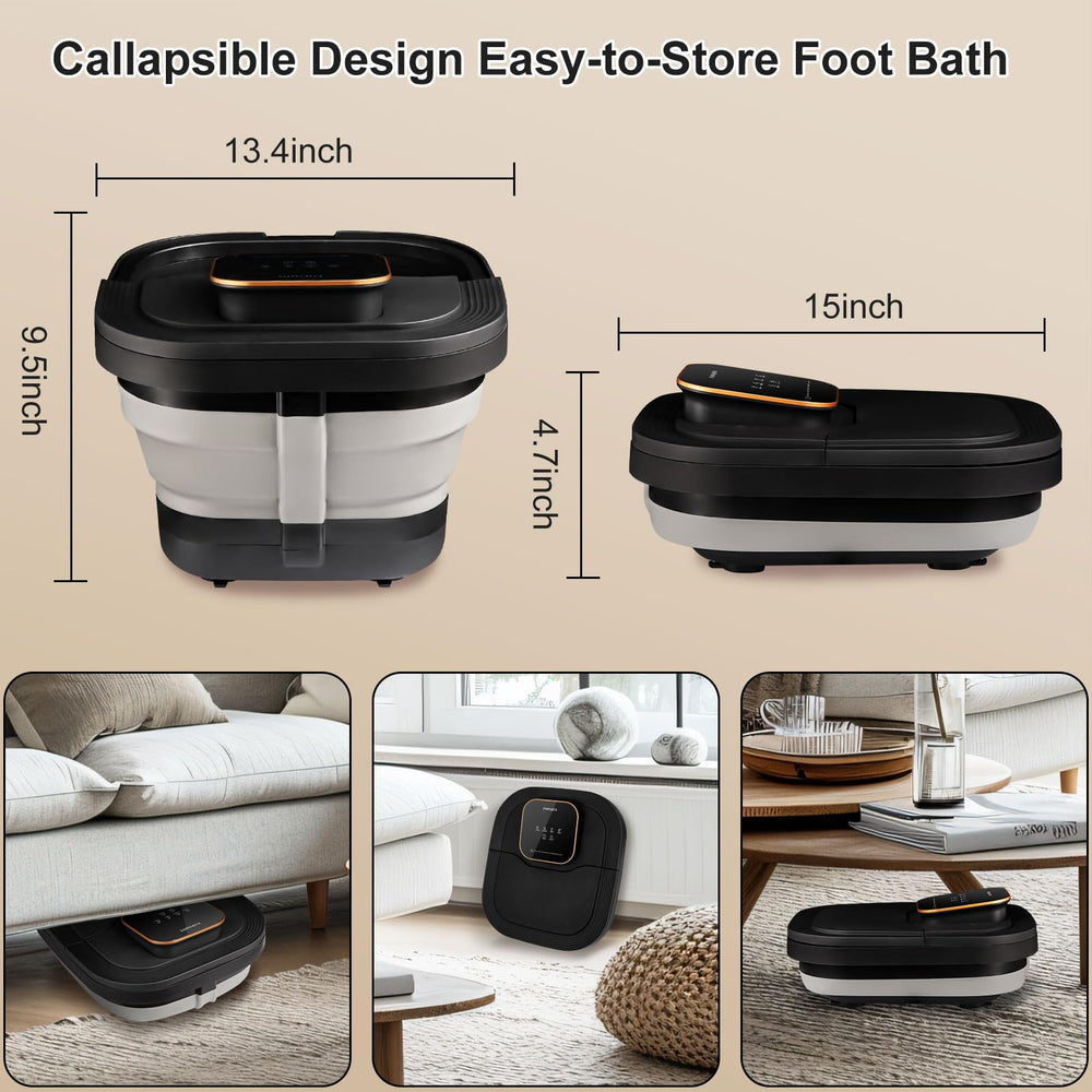 FOFOJOY pedicure kit storage keeps spa accessories organized.