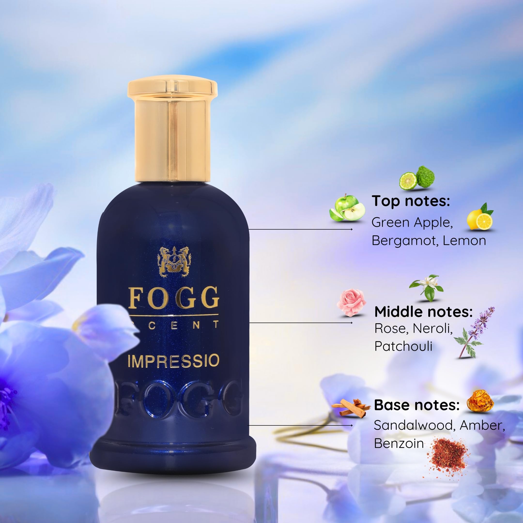 Fogg Scent Impressio spray action for easy daily application