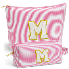 Fohufo cosmetic bag large travel case, ideal for organizing cosmetics during trips.