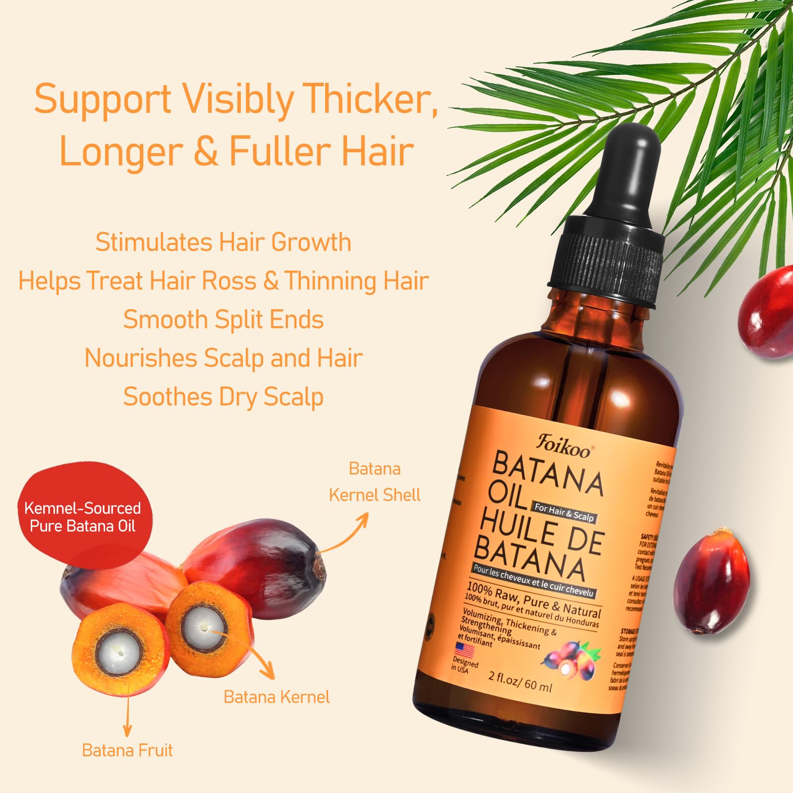 FOIKOO Batana Oil lifestyle shot suggesting daily use as part of routine