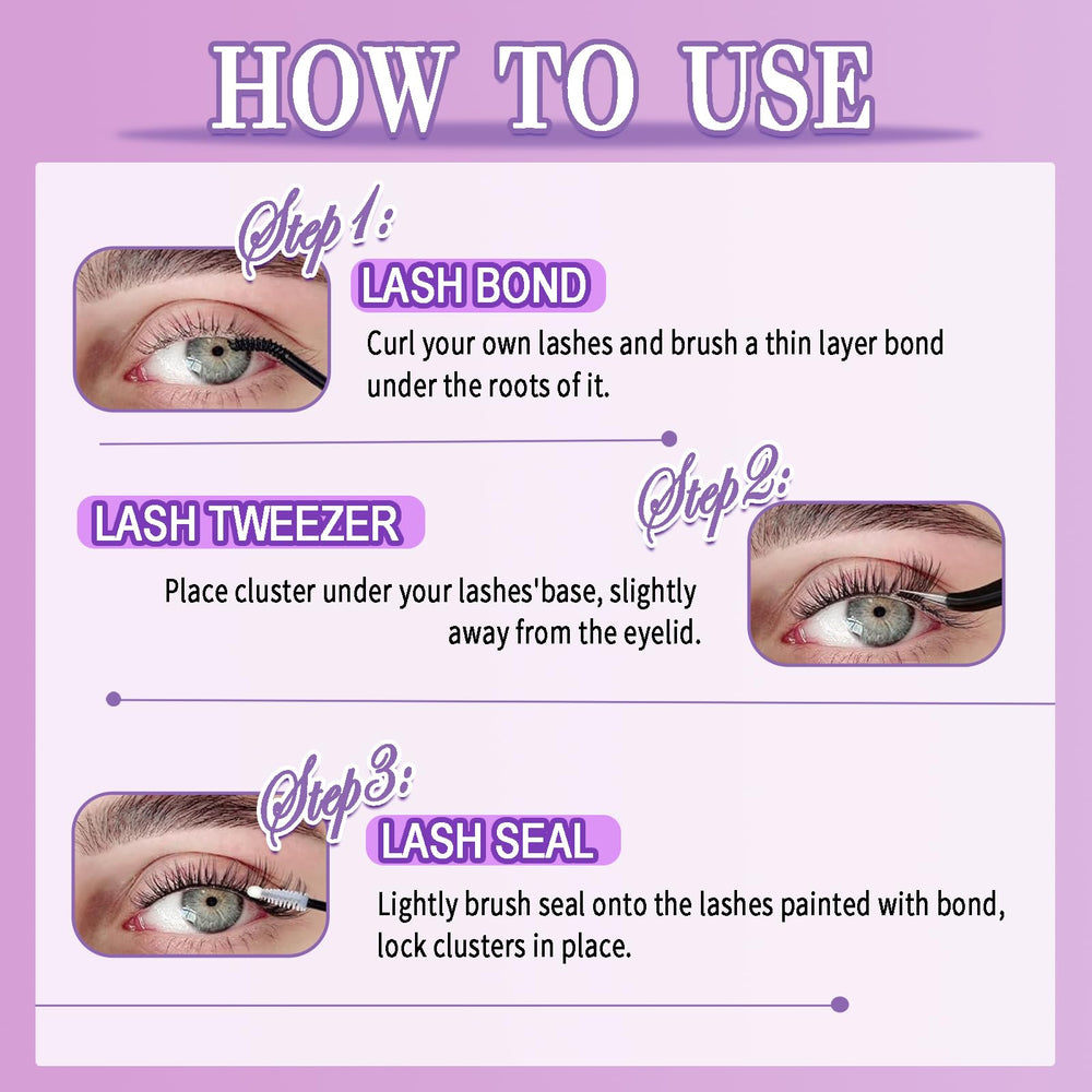 FOINEMYED D curl clusters enhance eye brightness and fullness