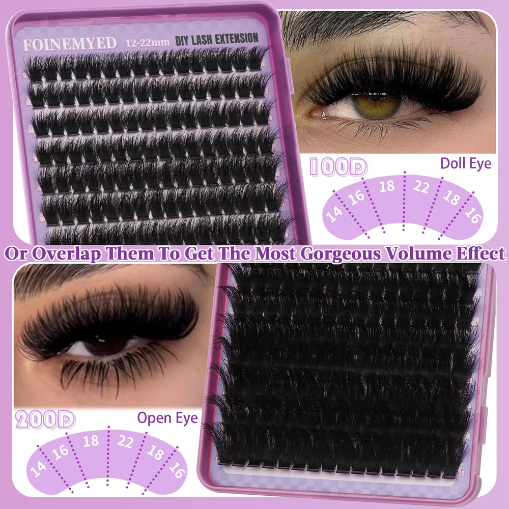 FOINEMYED lashes offer salon-style results from home when applied