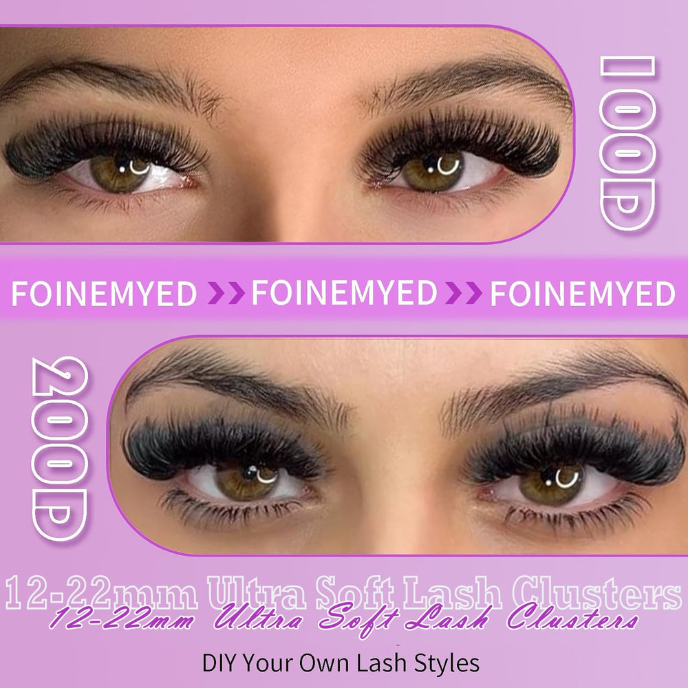 FOINEMYED fibers and soft band enable comfortable DIY lash wear