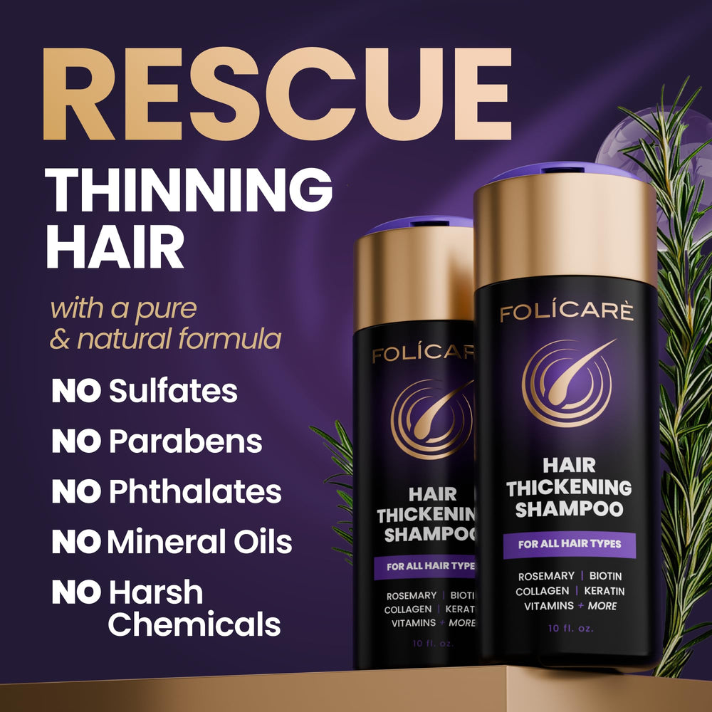 Folicare color-safe shampoo scene emphasizes color integrity during regular washing.