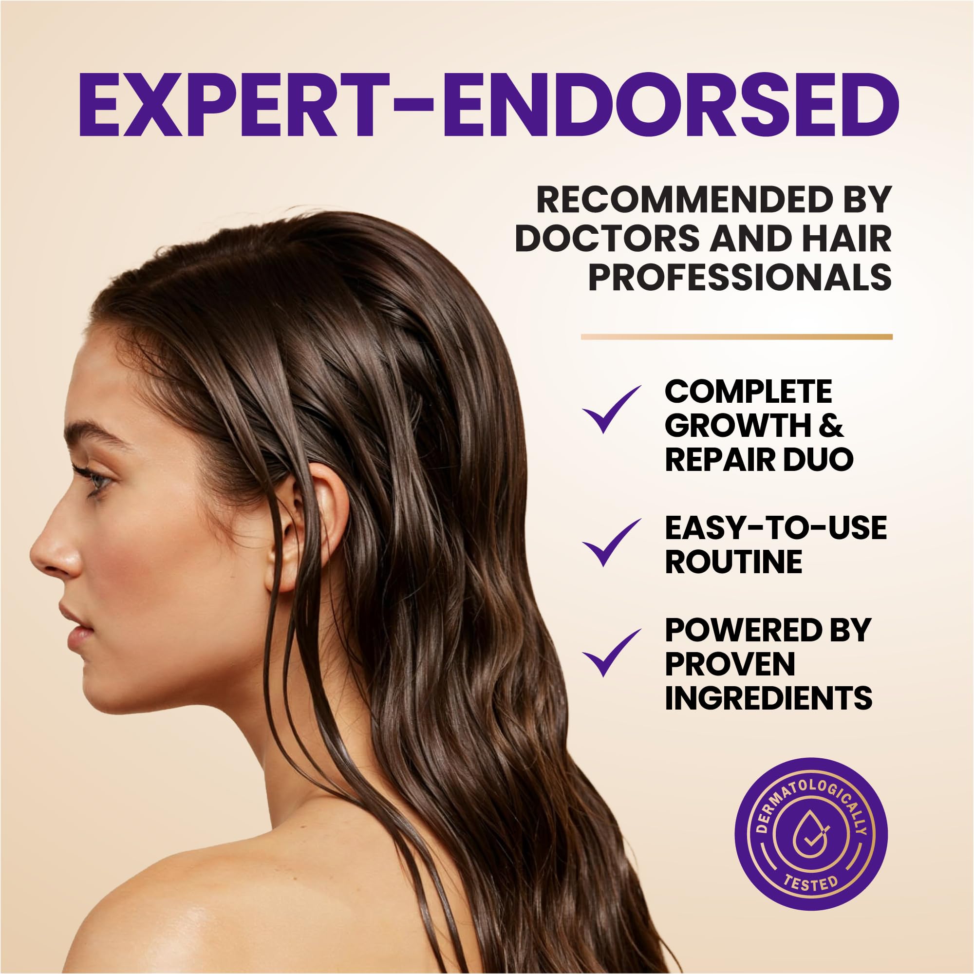FOLICARE ingredients rosemary and collagen highlight nourishing formula.