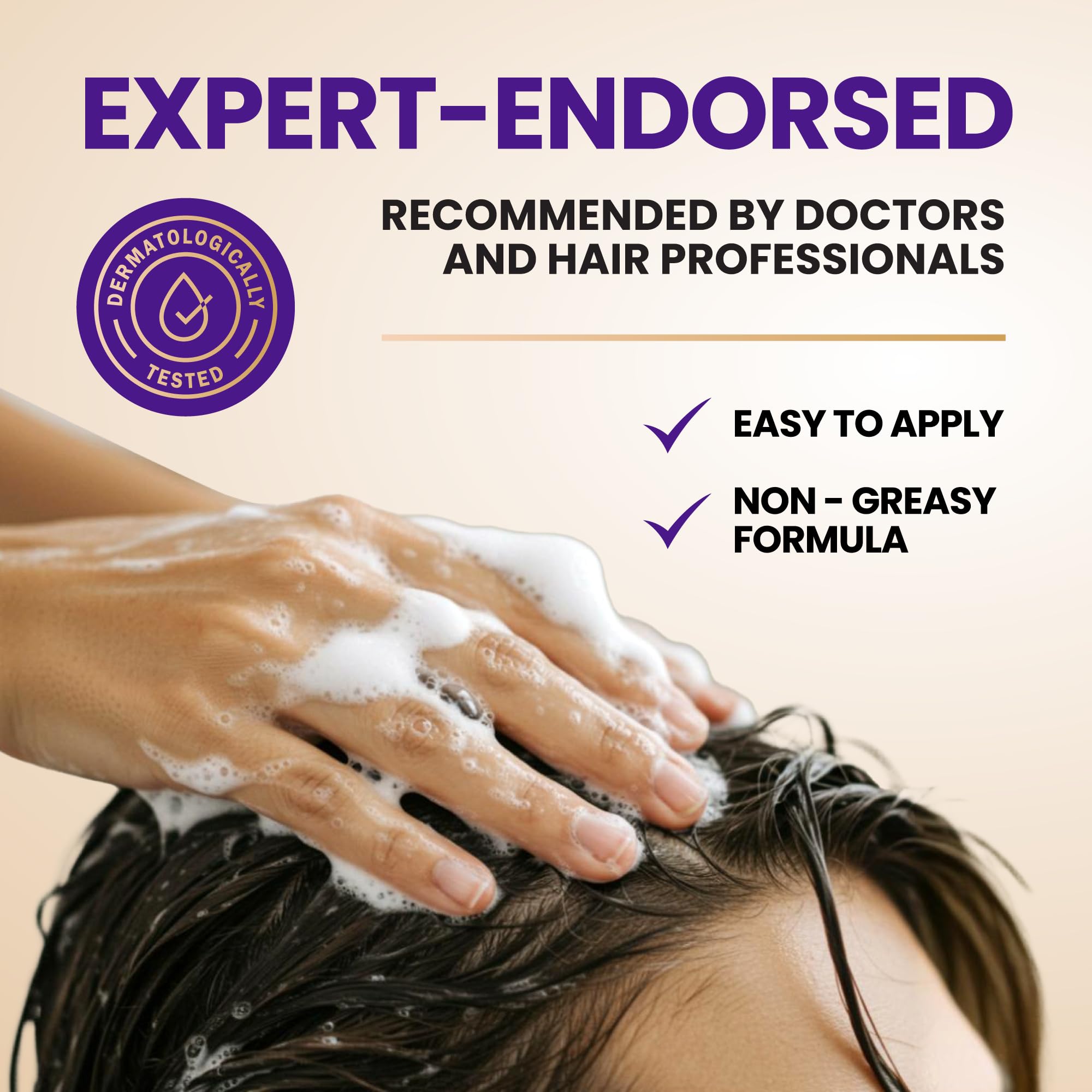 Folicare sulfate-free formula showcases gentle cleansing suitable for daily use.