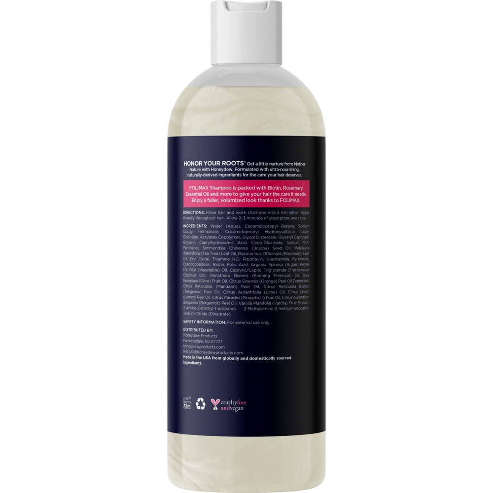 Folimax bottle with color-safe icon, ideal for color-treated hair