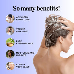 Folimax label highlights biotin and zinc for nourished scalp