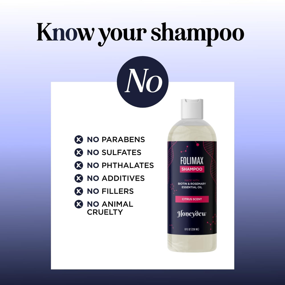 Folimax lathering foam for gentle cleansing of fine hair