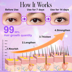 Folivive eyebrow growth serum on brow brush for defined brows.