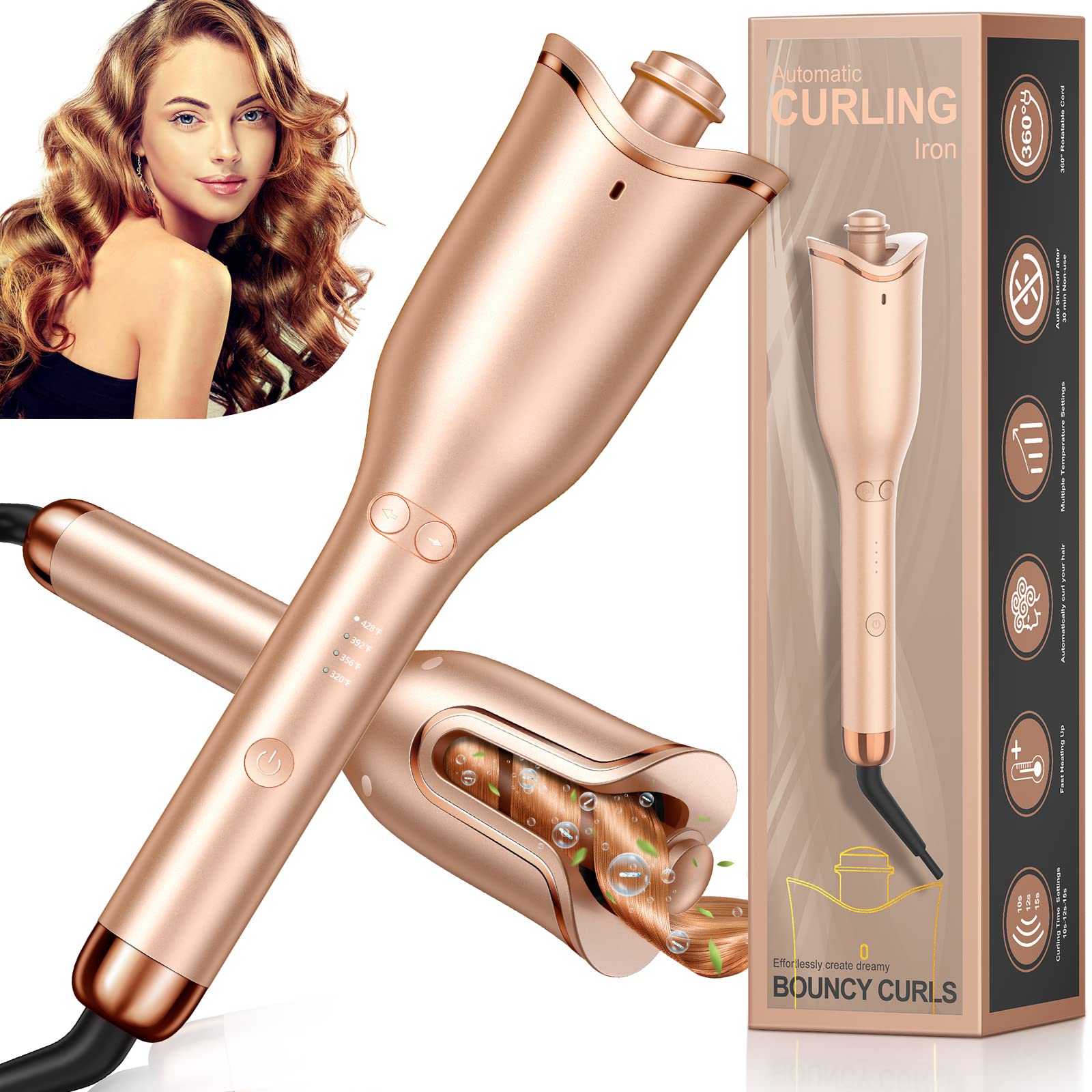 Follexmoe dual voltage 100-240V for travel-friendly styling worldwide.