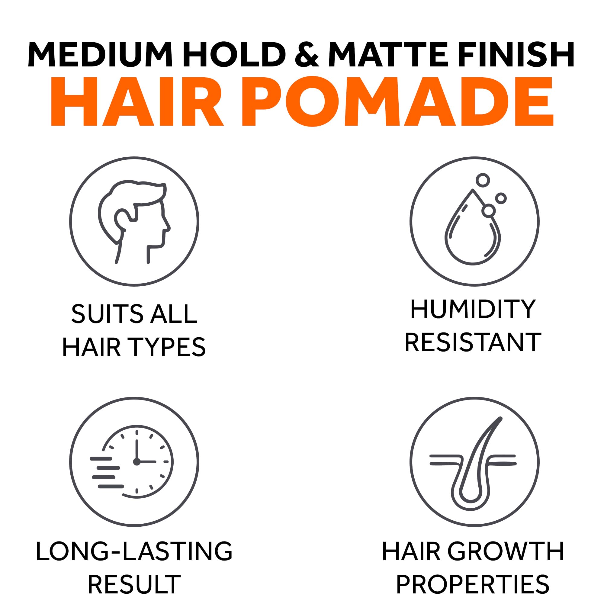 FOLLICLE BOOSTER matte finish focus for comfortable all-day wear.