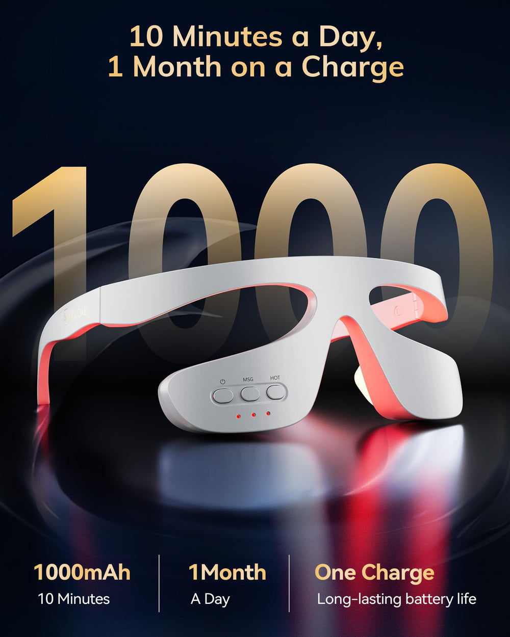 FOLOKE green charge indicator confirms full battery readiness