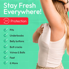 FOMIN Coastal Breeze wipe sachet open showing single-use convenience.