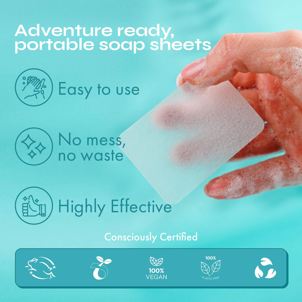 FOMIN kids-friendly hand soap sheet supports safe, gentle cleansing for children