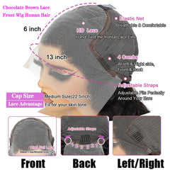 Fongly lace cap offers HD transparent blend for seamless appearance.