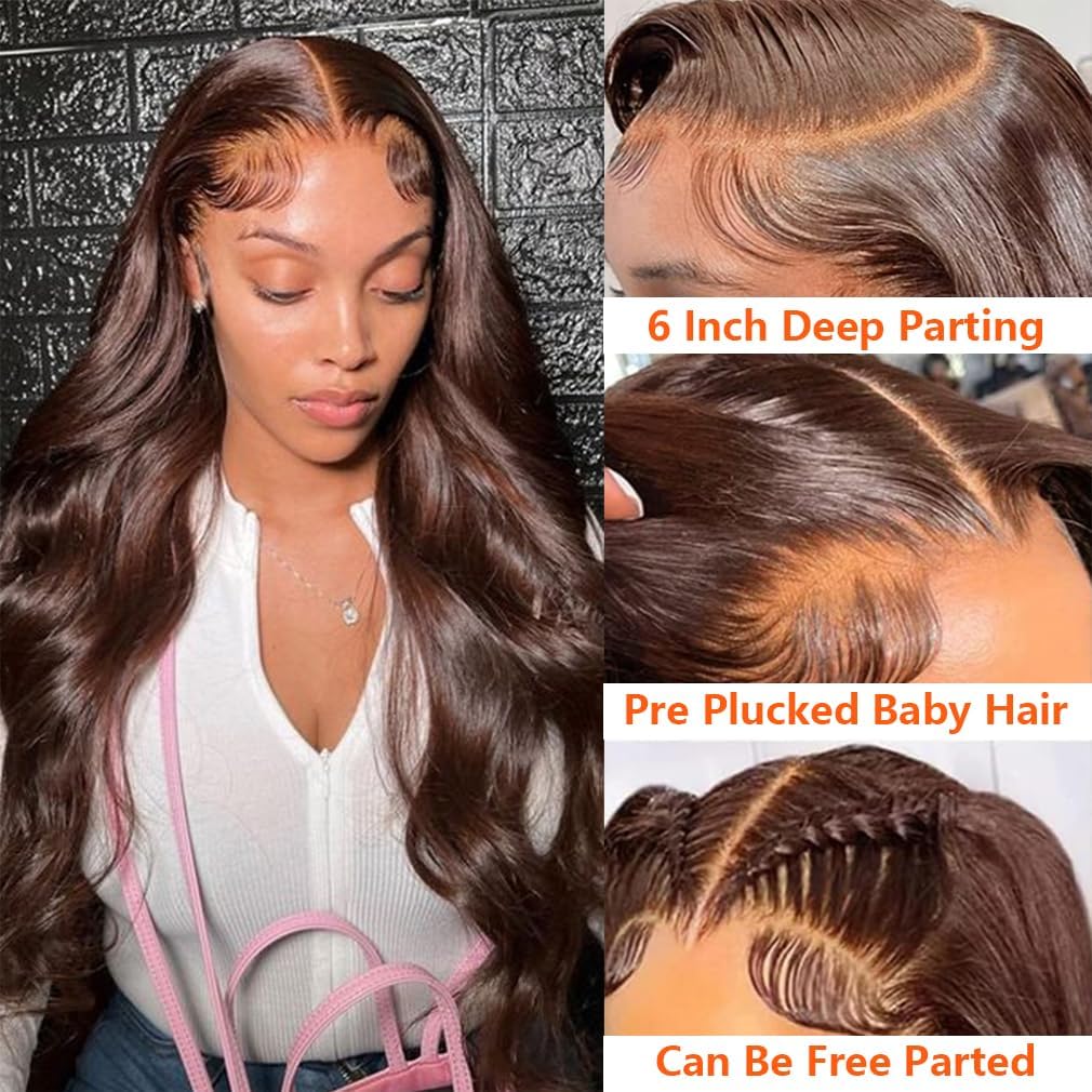 Fongly wig supports high ponytail thanks to 6-inch parting.