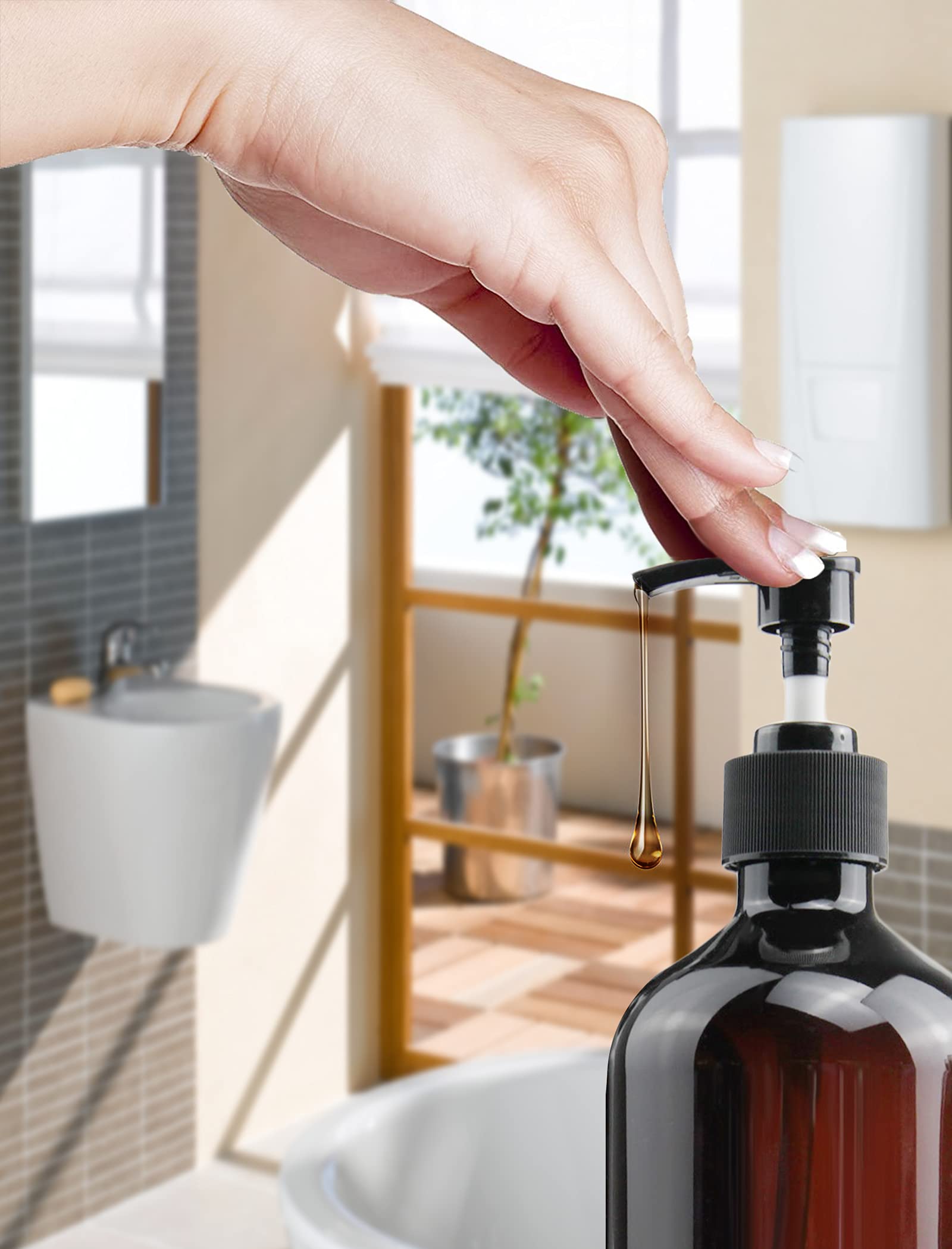 FOOCHY 500ml capacity suits hand sanitizer, shampoo, and lotion.