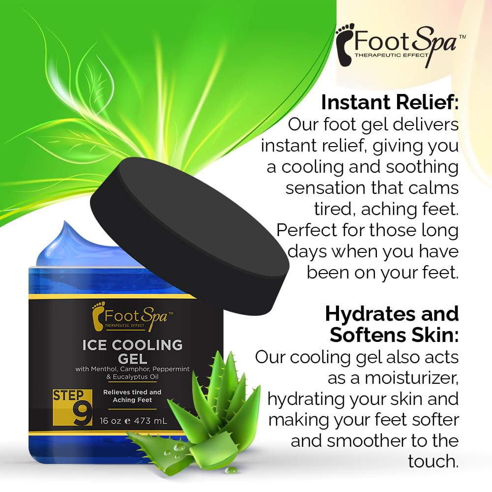 FootSpa-application-on-feet demonstrates cooling relief after a workout