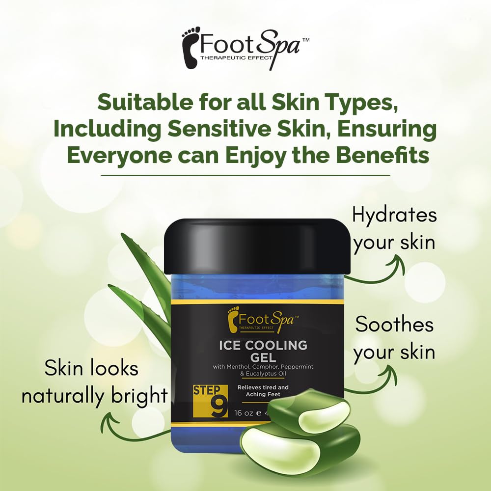 FootSpa bottle-front ready for daily foot care and refreshing cooling