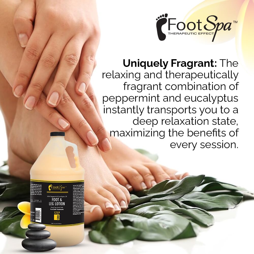 FootSpa natural oils and vitamins for deeply moisturized hands and feet