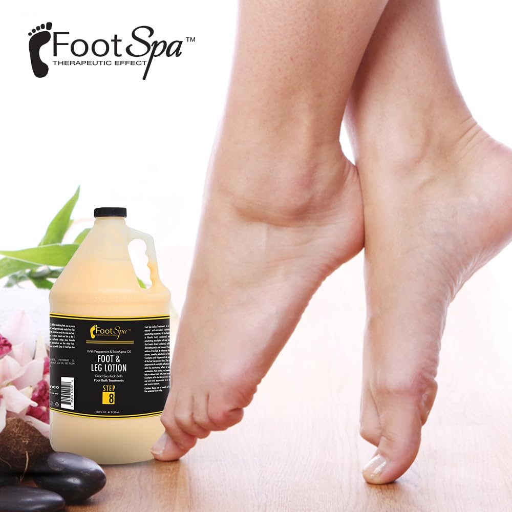 FootSpa peppermint eucalyptus massage showing cooling scent and refreshing spa experience