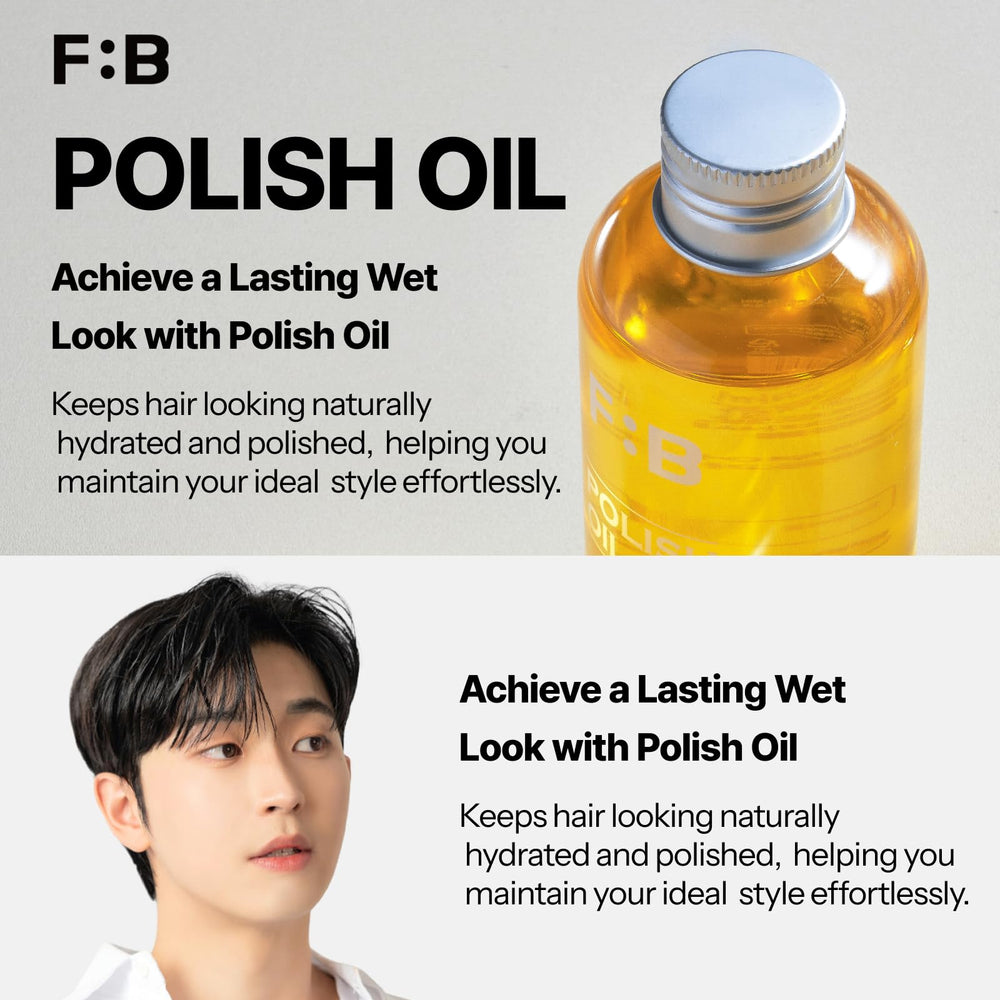 Forbeaut Wet Hair Polish Oil ingredients note 98% plant-based oils