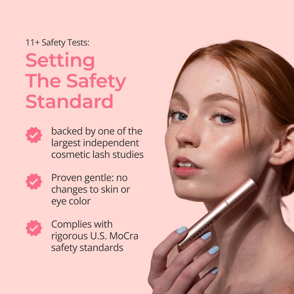 ForChics eyelash growth serum biotin-tripeptide focus indicates nourishing peptide complex.