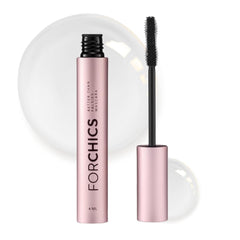 ForChics Nourishing Mascara bottle and brush for precise, even application.