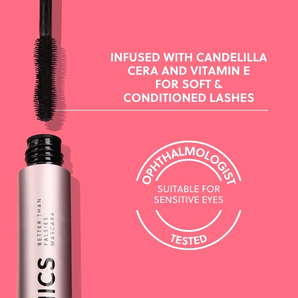 ForChics Nourishing Mascara lash definition after application showing length and fullness.