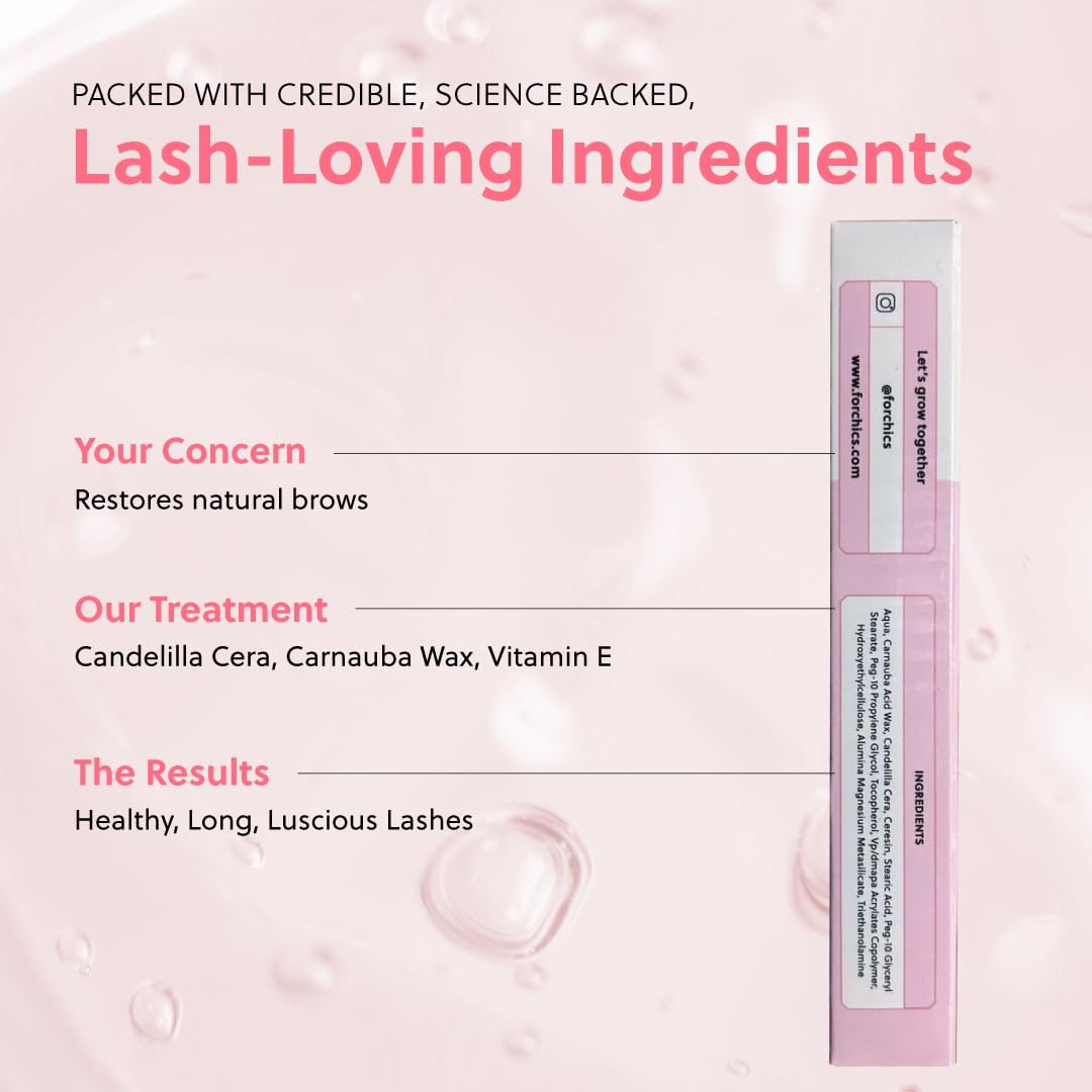 ForChics Nourishing Mascara easy removal without harsh rubbing.