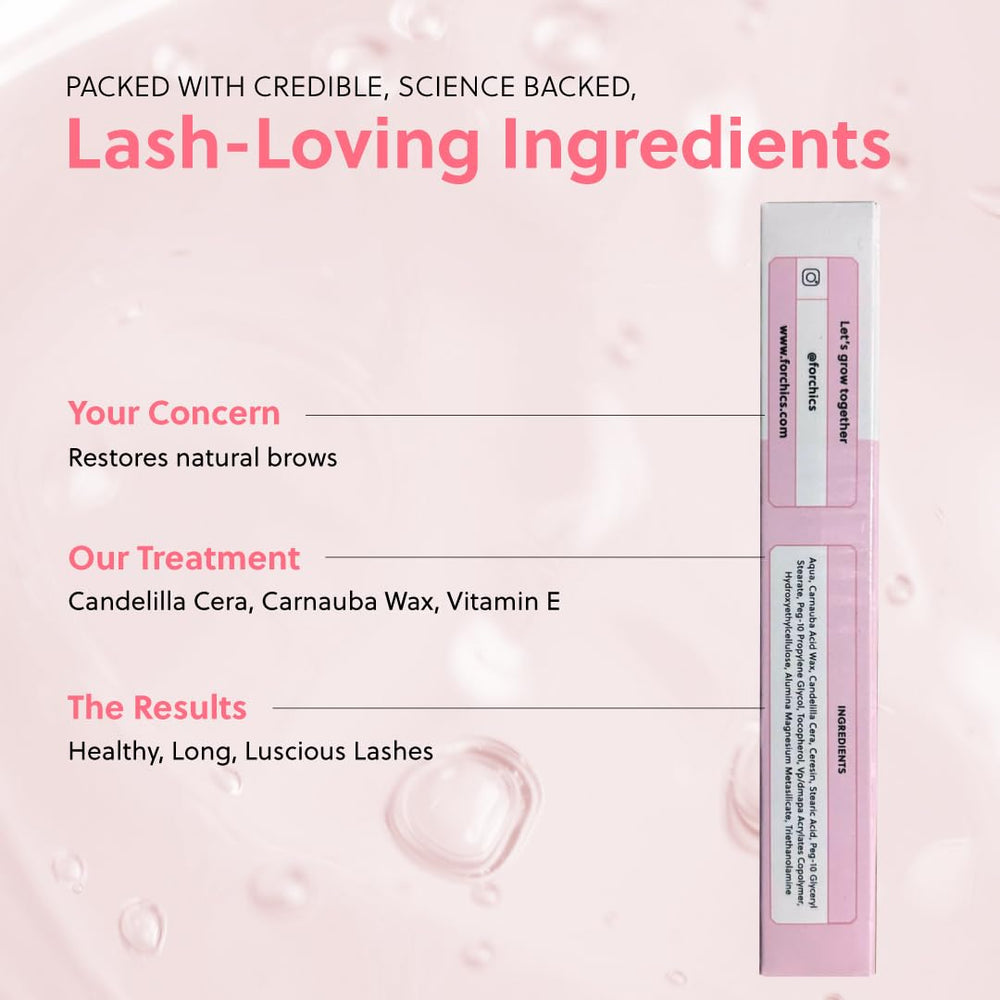 ForChics Nourishing Mascara easy removal without harsh rubbing.