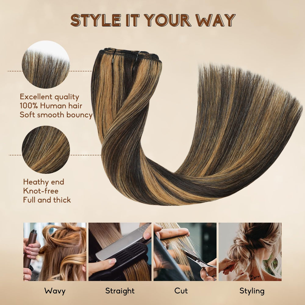 Forede at-home styling clip-ins enable quick updates without salon visits.