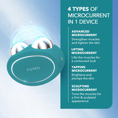 FOREO Bear 2 microcurrent modes demonstrate versatile facial toning options.