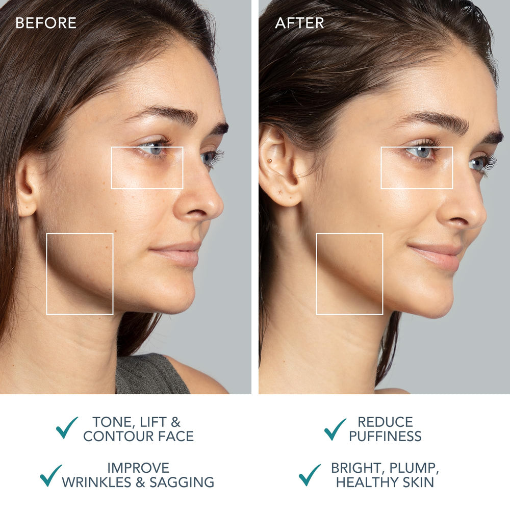 FOREO Bear 2 serum application demonstrates conductive serum pairing for best results.