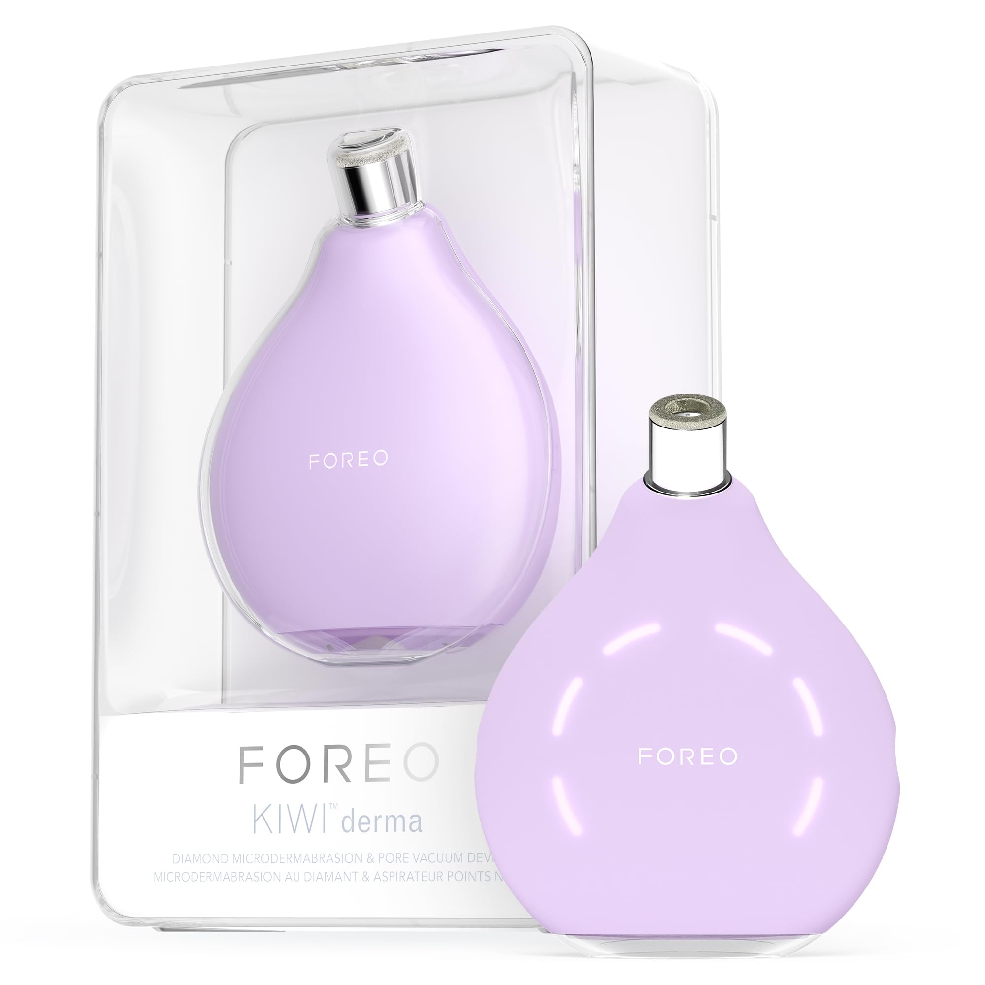 FOREO KIWI blackhead remover in action for clearer pores.
