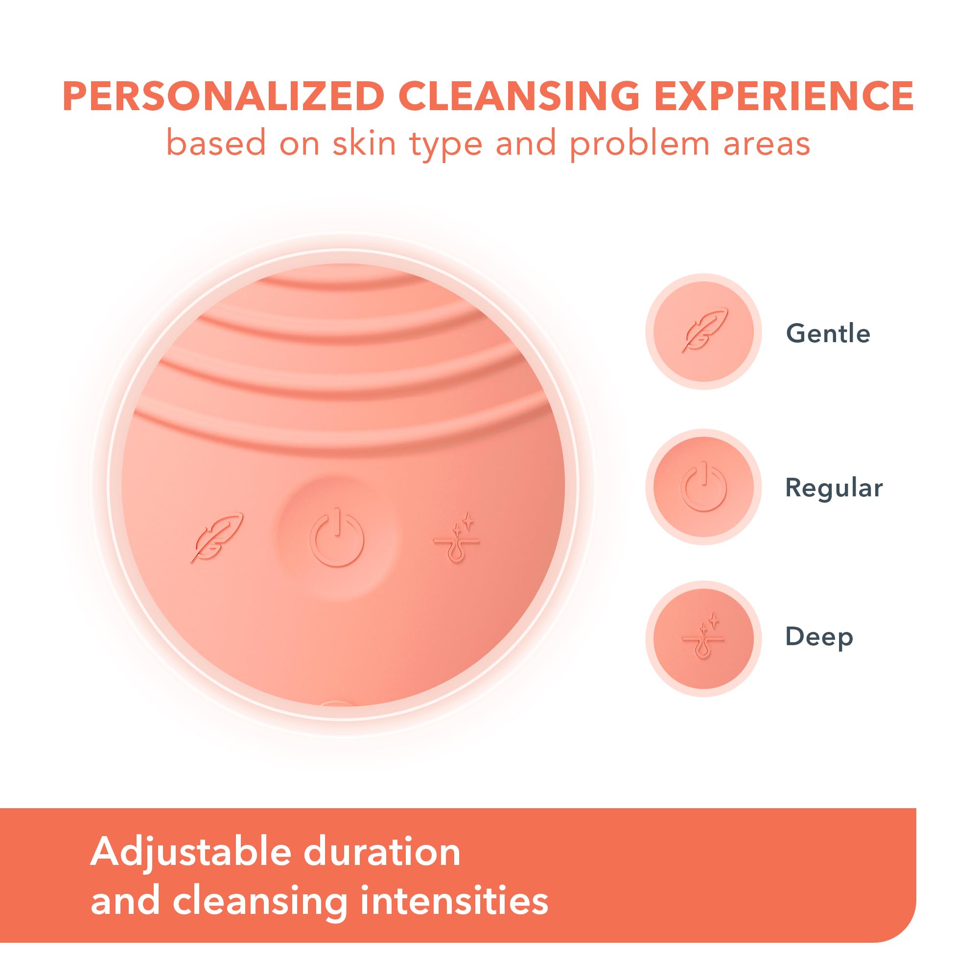 FOREO LUNA 4 works with micro-foam cleanser for deeper cleansing.