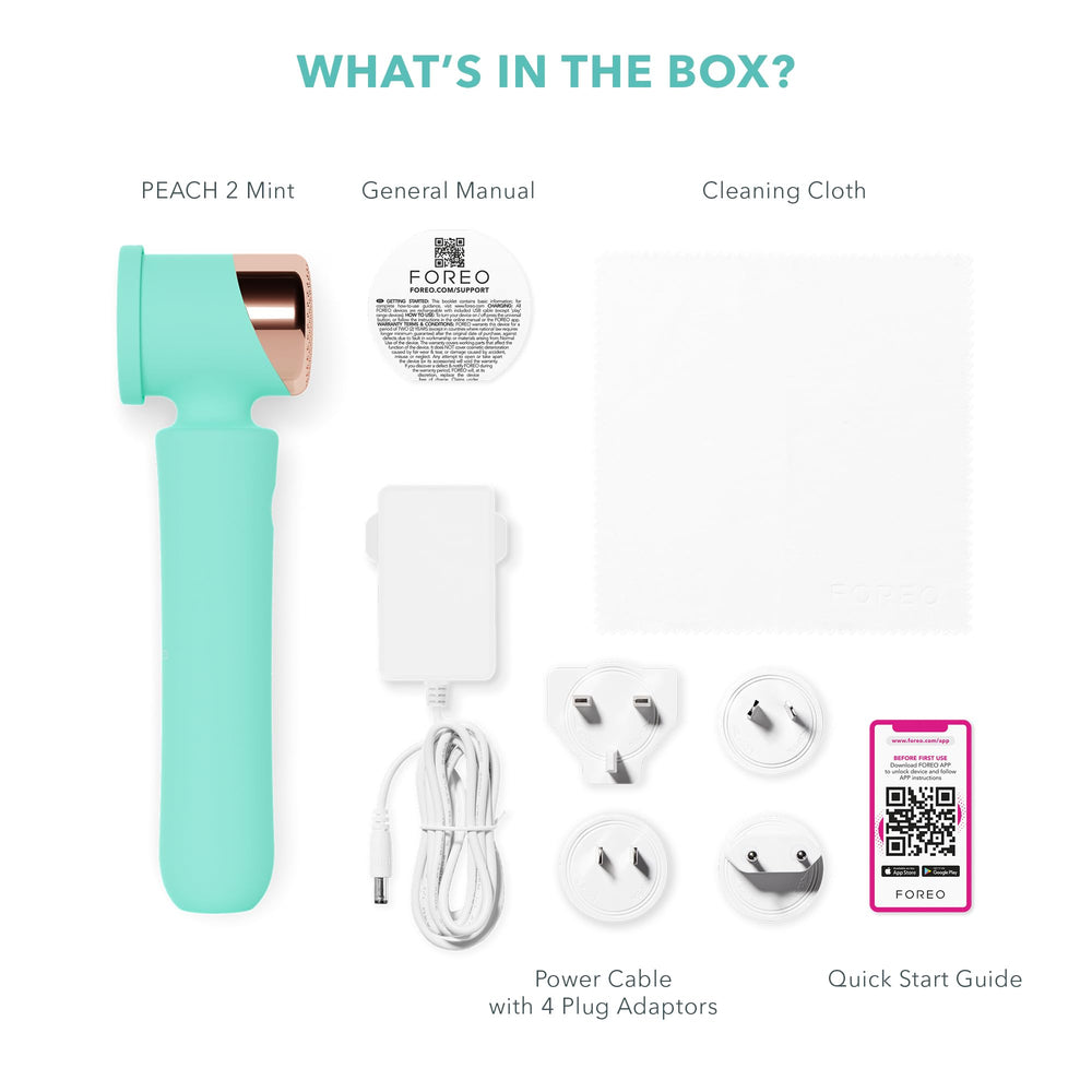 FOREO Peach 2 suitable for face and body routines at home.