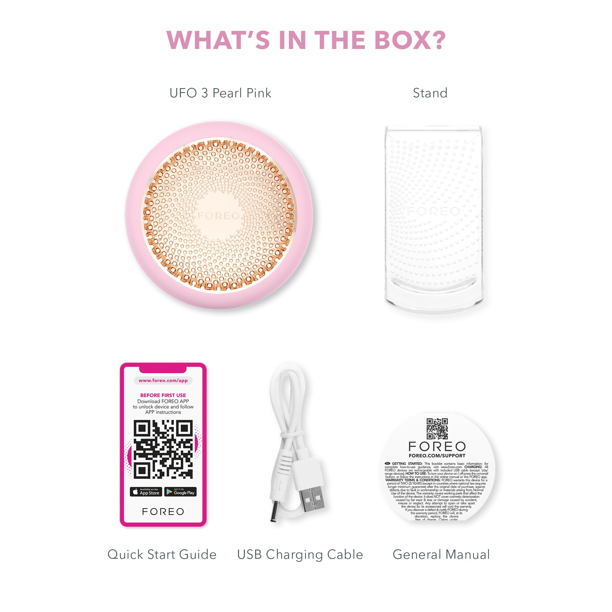 FOREO UFO 3 app program screen showing routines for skincare
