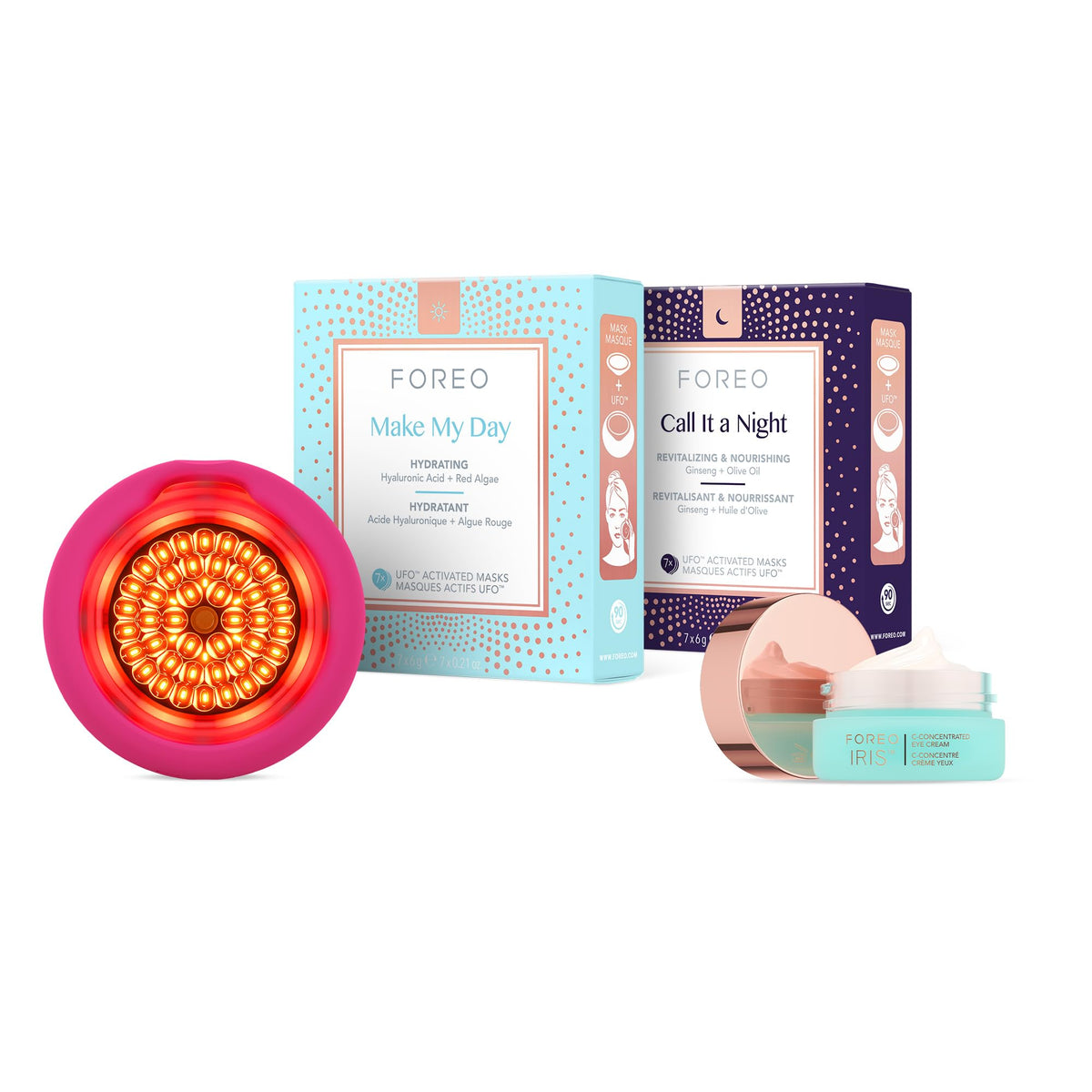 FOREO UFO 3 device setup for at-home spa-grade hydration