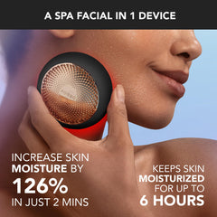 FOREO UFO 3 red light therapy session for a radiant look.