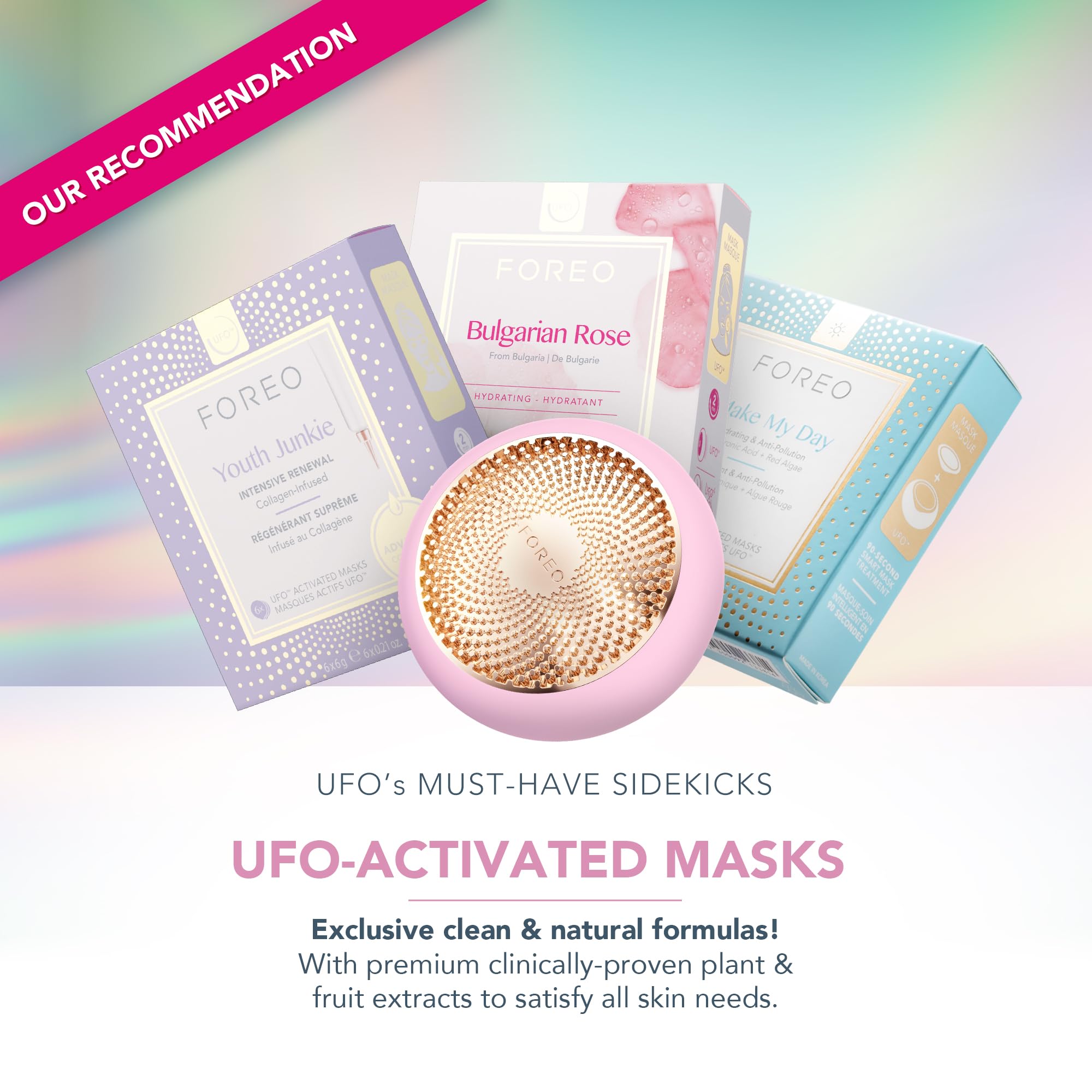 FOREO UFO 3 warming soften mode primes skin for deeper hydration