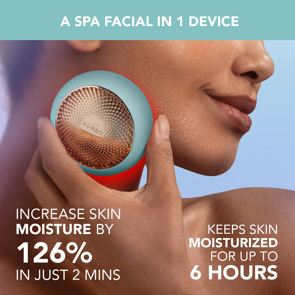 FOREO UFO 3 cooling mode helps depuff and refine pores