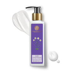 Forest Essentials conditioner closeup reveals creamy texture for deep hydration.
