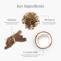 Forest Essentials bhringraj-shikakai ingredients highlight natural nourishment