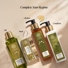 Smooth, detangled hair after Forest Essentials masque use