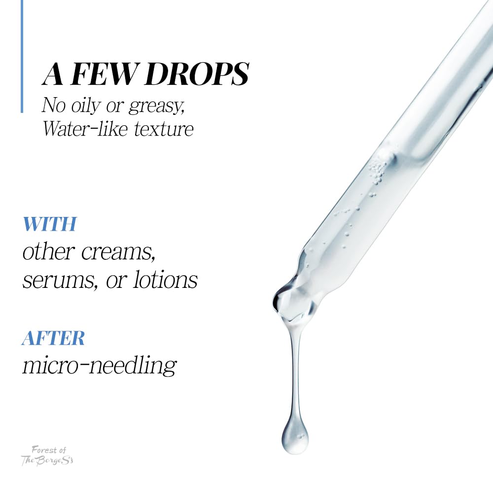 Application scene showing easy layering with creams using FOREST OF THE BORGES'S EGF Serum