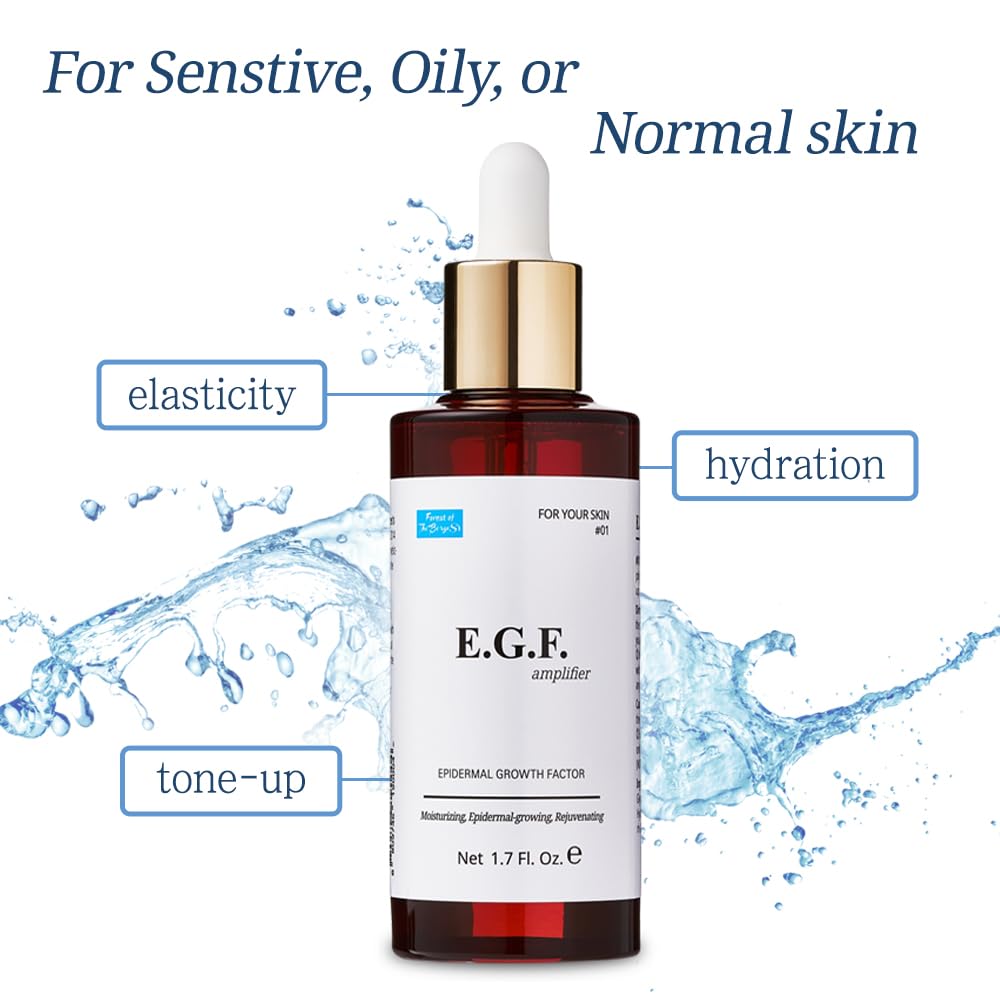 FOREST OF THE BORGES'S EGF serum application tip for clean skin and even tone