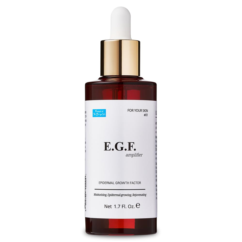 FOREST OF THE BORGES'S EGF serum bottle with amber glass and dropper for precise application