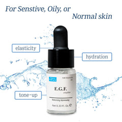 FOREST OF THE BORGES'S EGF serum dropper enables precise application for targeted care.